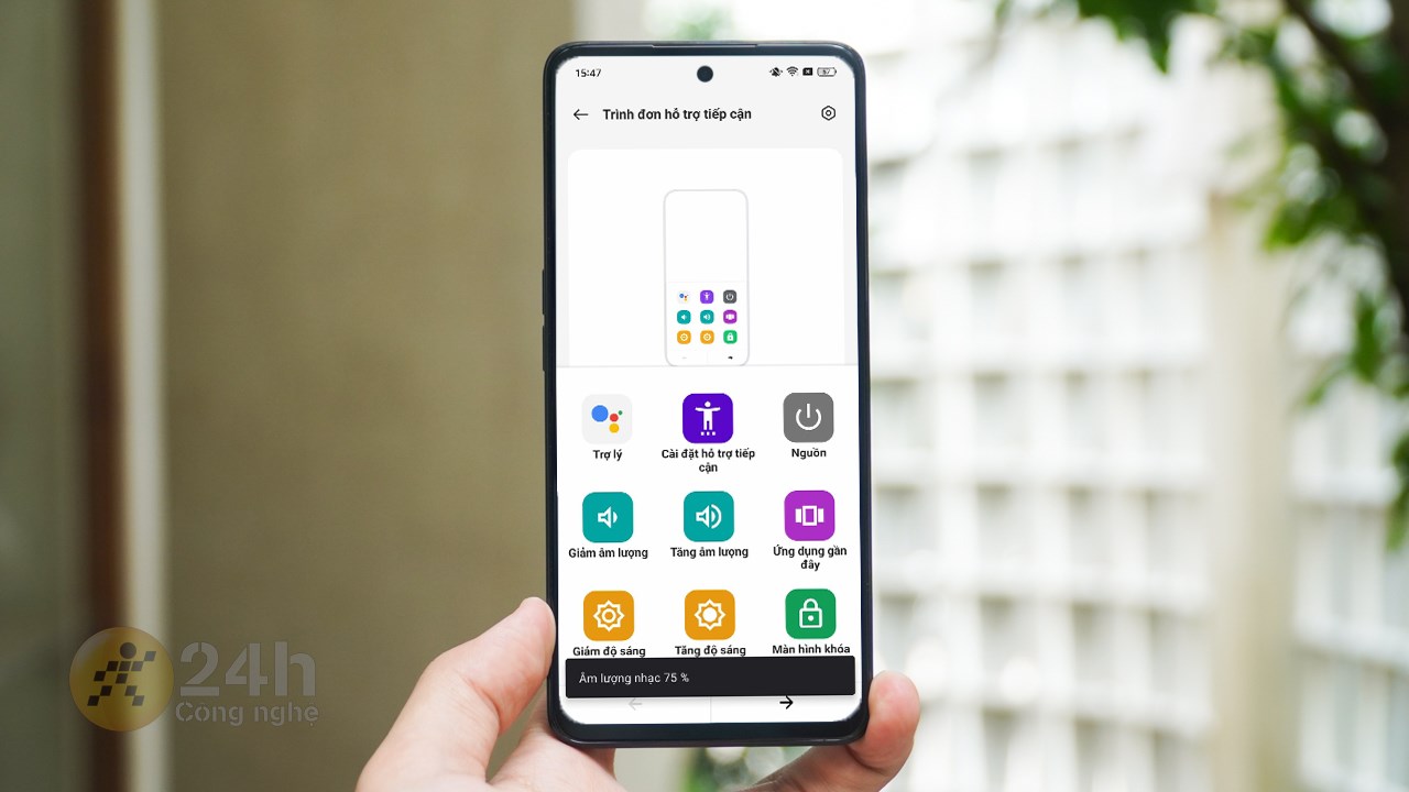 Tăng giảm âm lượng không dùng phím cứng trên OPPO Tăng giảm âm lượng không dùng phím cứng trên OPPO