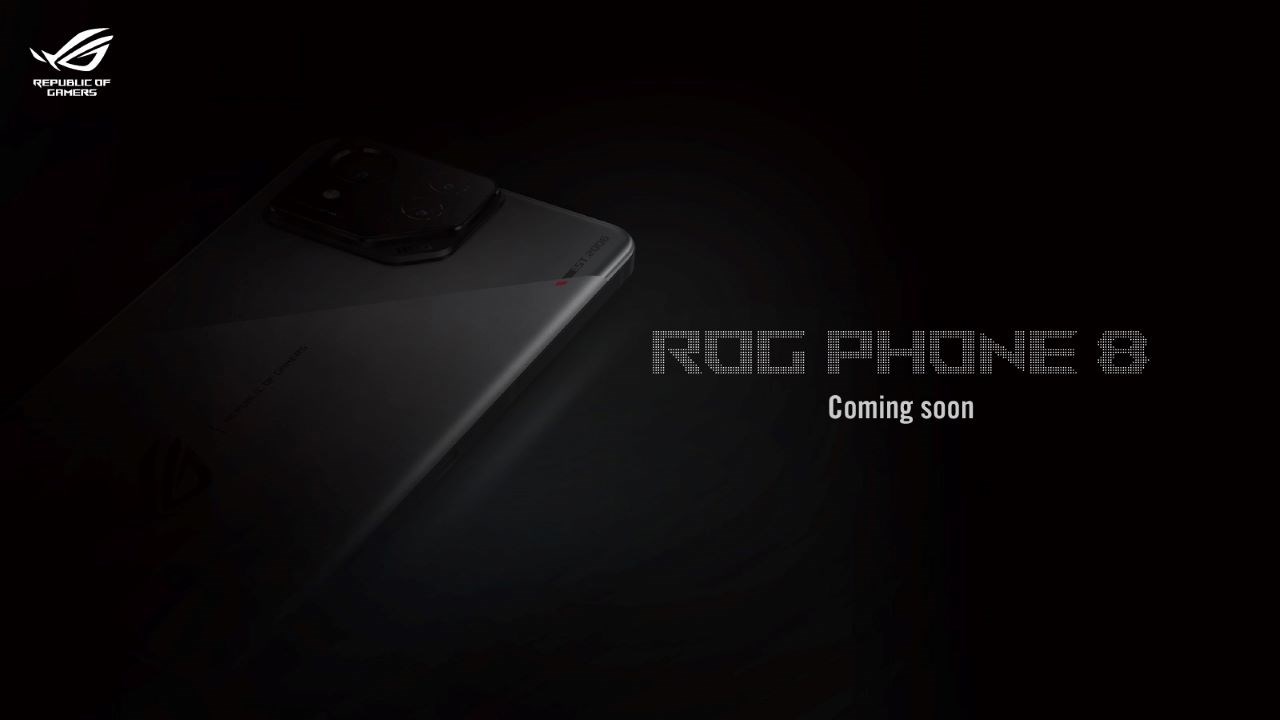 Ảnh teaser chính thức của ASUS ROG Phone 8