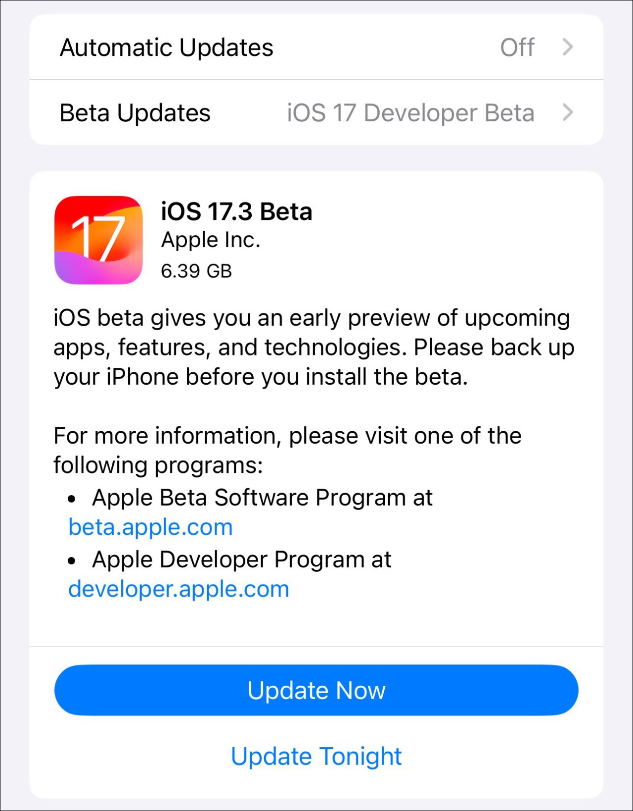 Apple bất ngờ phát hành bản Beta đầu tiên của iOS 17.3 và iPadOS 17.3