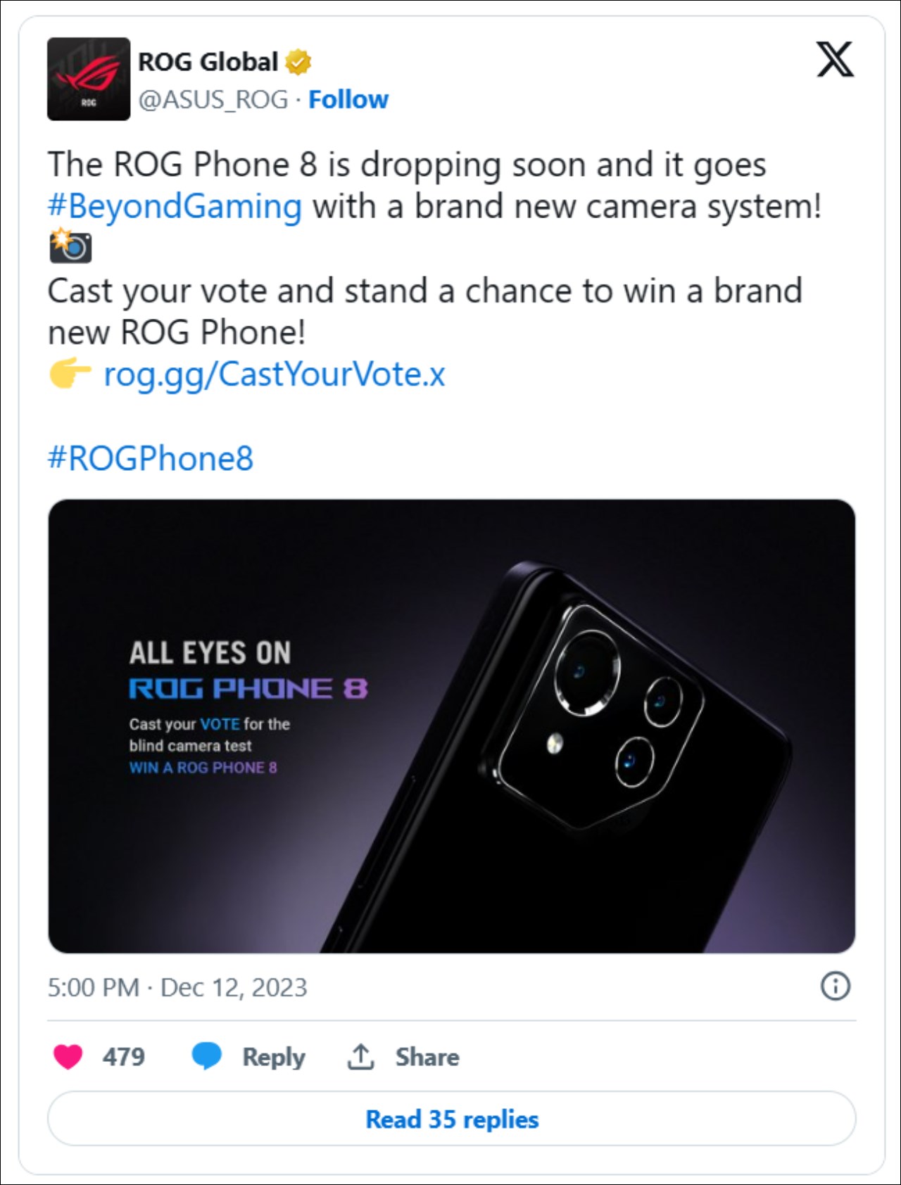 Lần đầu tiên hệ thống camera hoàn toàn mới có trên ASUS ROG Phone 8 Lần đầu tiên hệ thống camera hoàn toàn mới có trên ASUS ROG Phone 8