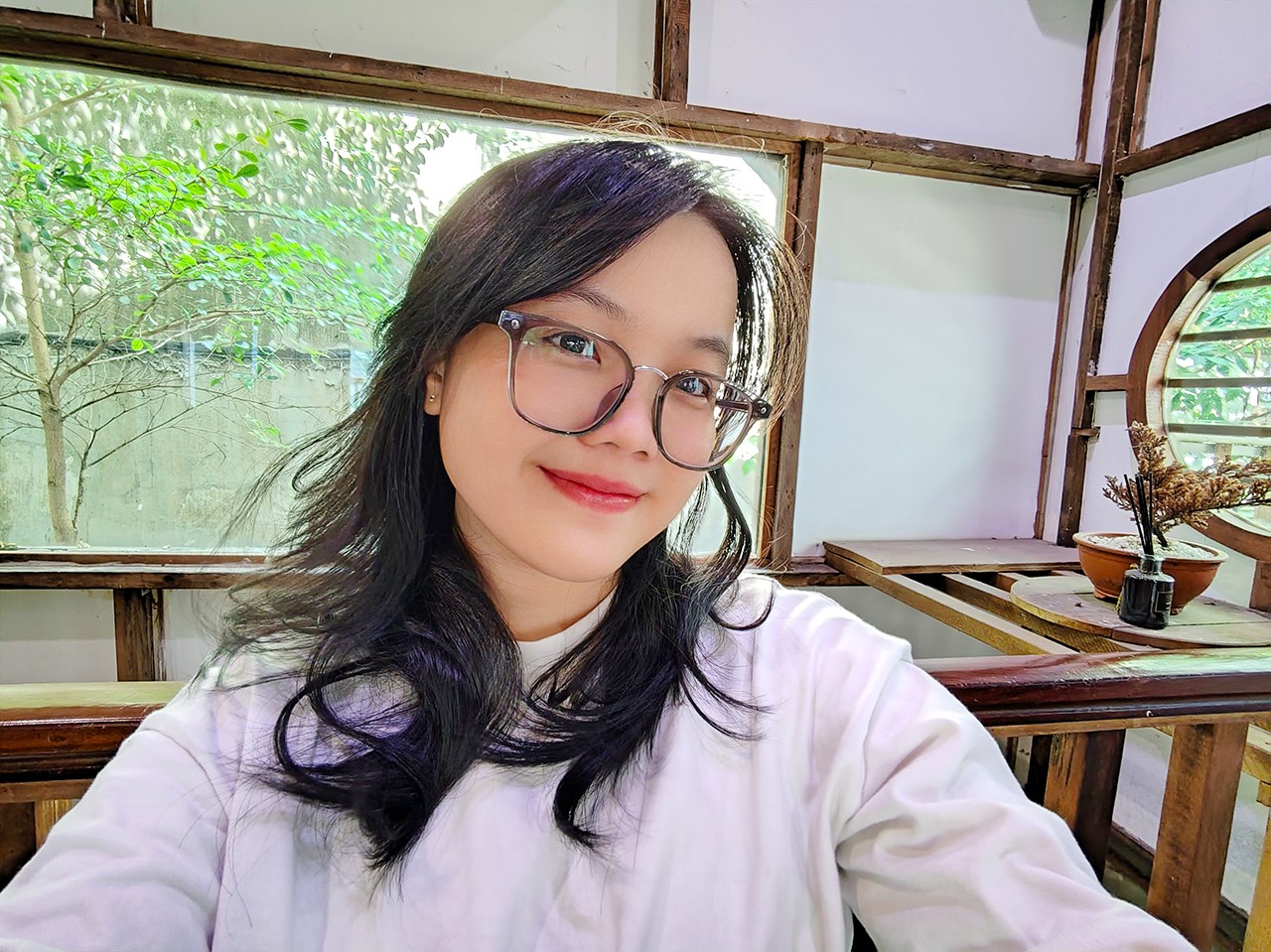 Ảnh chụp selfie trên Honor 90 5G rất tốt. Ảnh chụp selfie trên Honor 90 5G rất tốt.