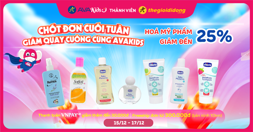 Cuối tuần mua online giảm sốc: Hóa mỹ phẩm mua online giảm đến 25%. Săn ngay!