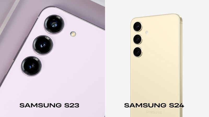 Thiết kế camera của 2 phiên bản giống hệt nhau Thiết kế camera của 2 phiên bản giống hệt nhau