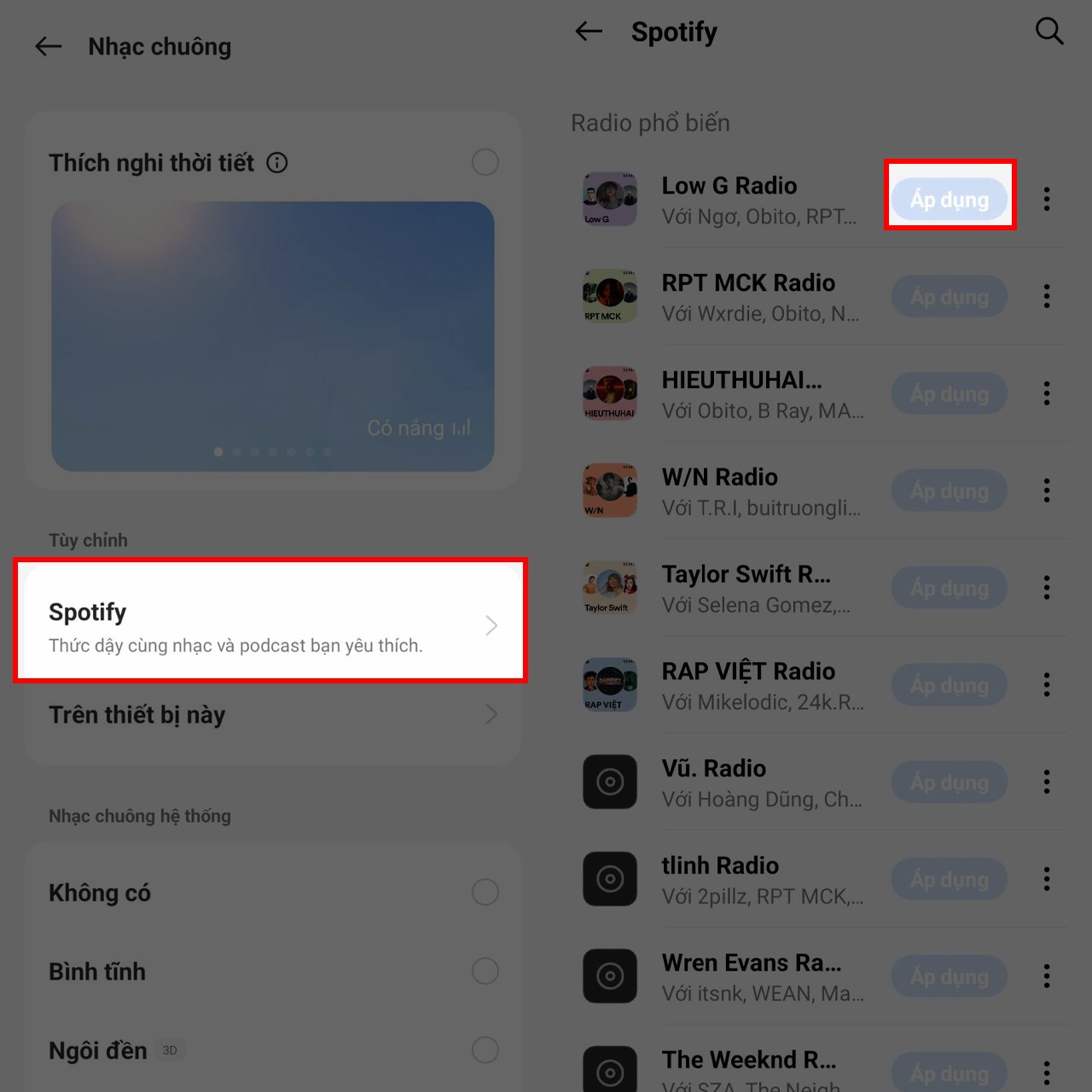 Cách dùng nhạc Spotify làm nhạc chuông báo thức trên OPPO Cách dùng nhạc Spotify làm nhạc chuông báo thức trên OPPO