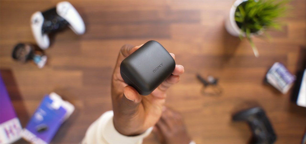 Phần hộp Sony INZONE Buds được hoàn thiện rất chắc chắn