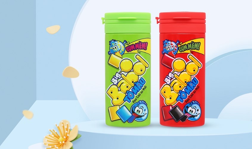 Kẹo Big Babol có thể sử dụng được cho trẻ từ 3 tuổi trở lên