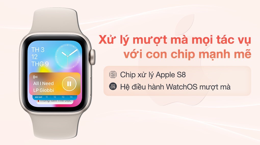 Hiệu năng mạnh mẽ cùng giao diện WatchOS 10 thân thiện
