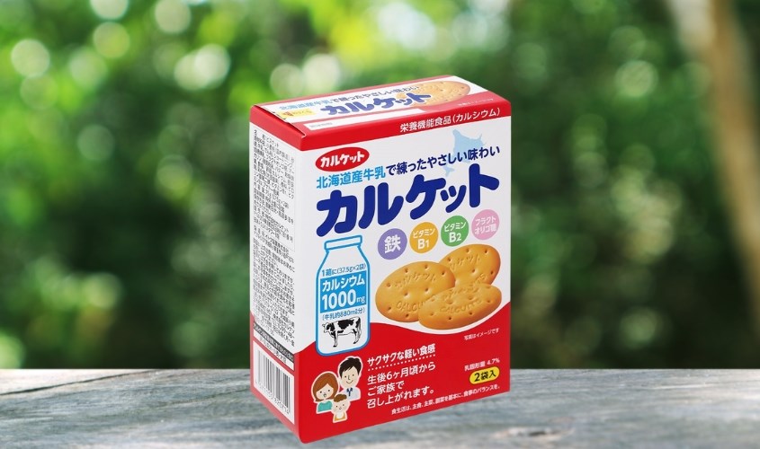 Bánh quy Calket cung cấp các dưỡng chất cần thiết cho bé phát triển