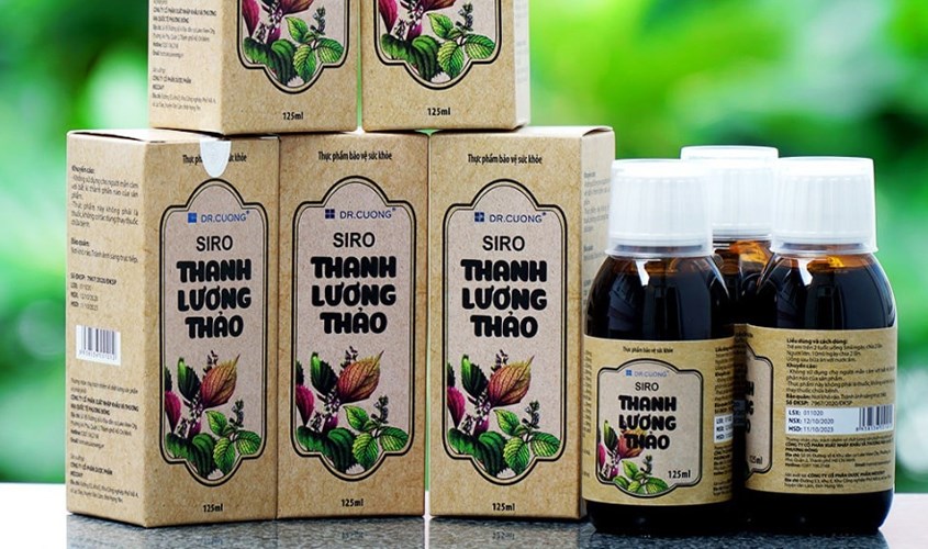 Nên uống siro Thanh Lương Thảo sau bữa ăn