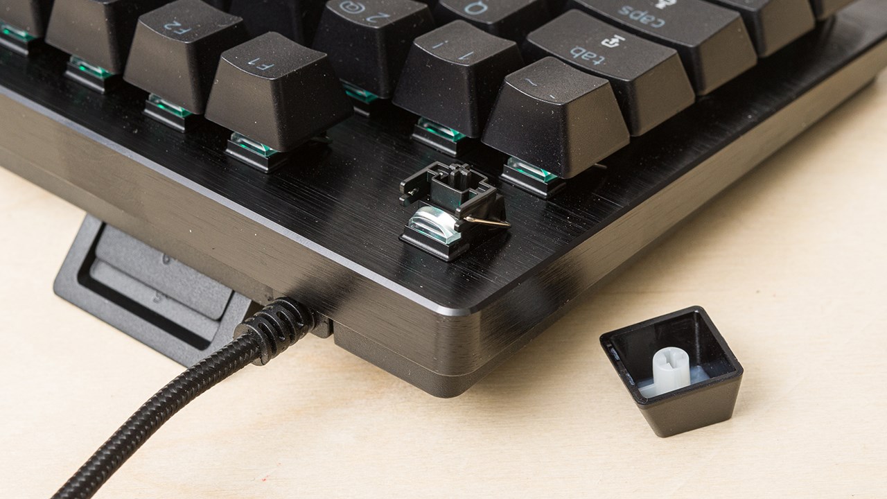 Razer Huntsman V3 Pro được trang bị hệ thống ANALOG OPTICAL SWITCHES GEN‑2 mới xịn sò hơn. Nguồn: RTINGS. Razer Huntsman V3 Pro được trang bị hệ thống ANALOG OPTICAL SWITCHES GEN‑2 mới xịn sò hơn. Nguồn: RTINGS.