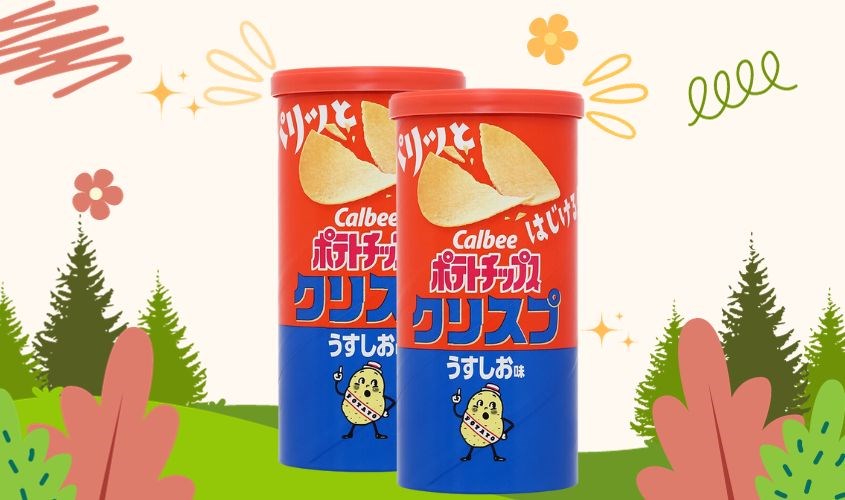 Snack khoai tây vị muối Calbee 50g (từ 3 tuổi) Snack khoai tây vị muối Calbee 50g (từ 3 tuổi)