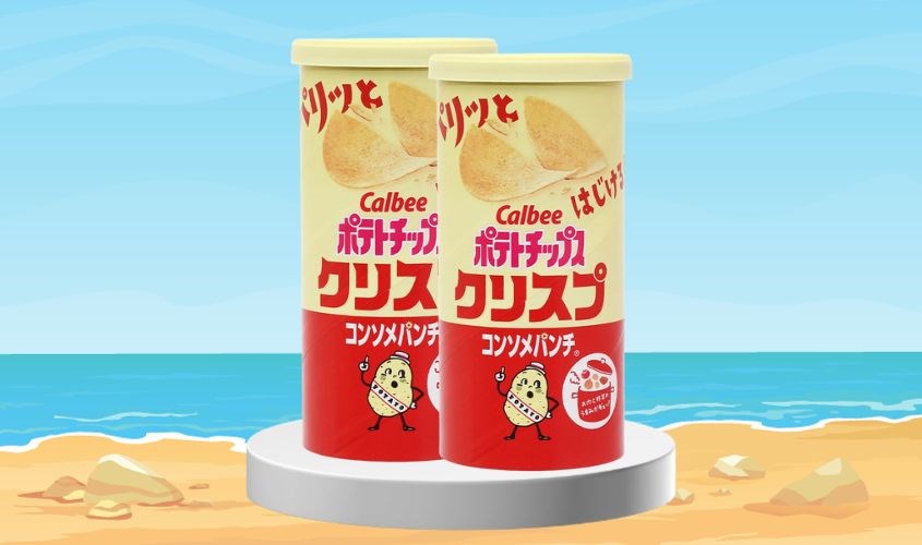 Snack khoai tây vị súp Calbee 50g (từ 3 tuổi) Snack khoai tây vị súp Calbee 50g (từ 3 tuổi)