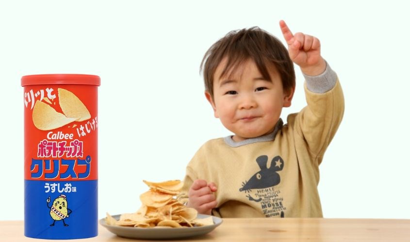 Snack khoai tây Calbee thích hợp cho trẻ từ 3 tuổi Snack khoai tây Calbee thích hợp cho trẻ từ 3 tuổi