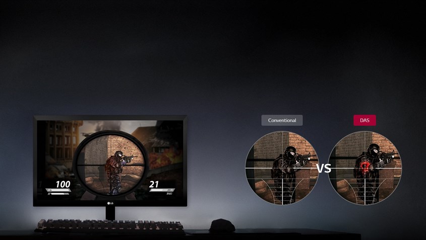 Dynamic Action Sync giúp giảm thiểu tối đa độ trễ tín hiệu đầu vào Dynamic Action Sync giúp giảm thiểu tối đa độ trễ tín hiệu đầu vào