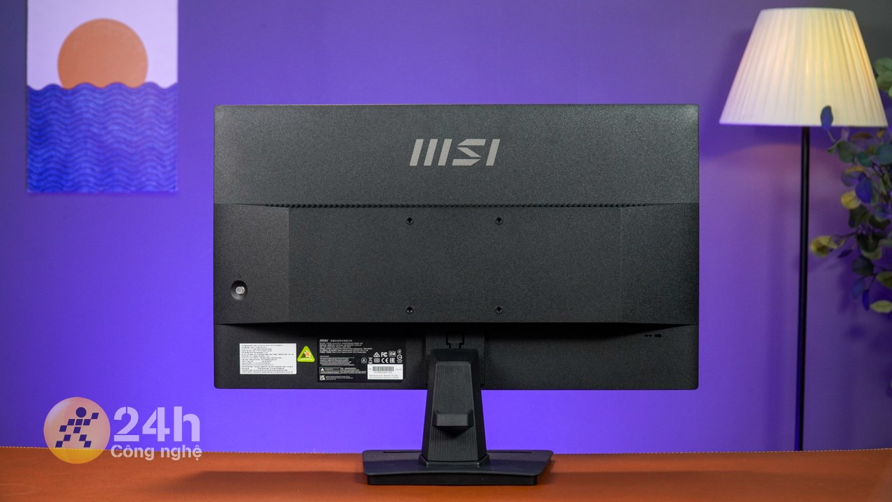 Màn hình MSI PRO MP251 còn được thiết kế theo phong cách tối giản và tinh tế.