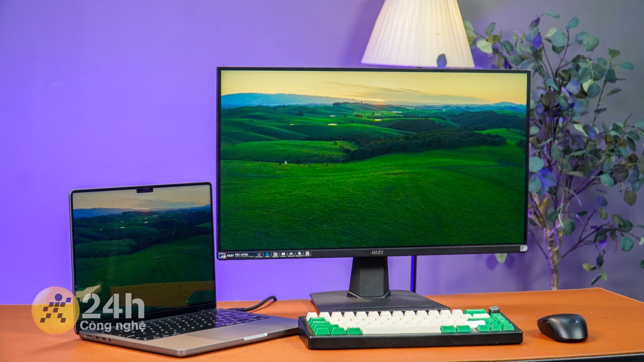 Màn hình của MSI PRO MP251 còn được trang bị nhiều công nghệ màn hình tiên tiến để bảo vệ mắt người dùng,