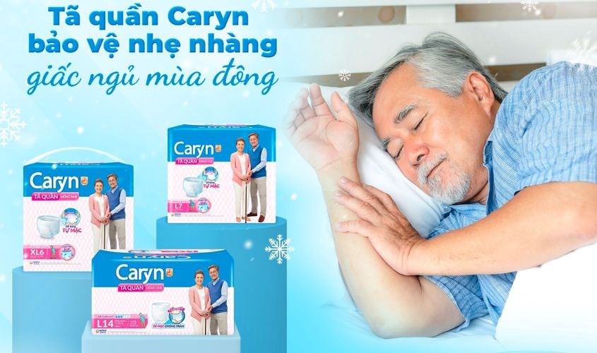 Tã quần Caryn mang lại sự thoải mái cho người dùng