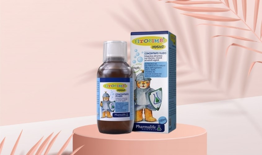 Siro Fitobimbi Immuno bổ sung vitamin 200 ml (6 tháng - 12 tuổi)