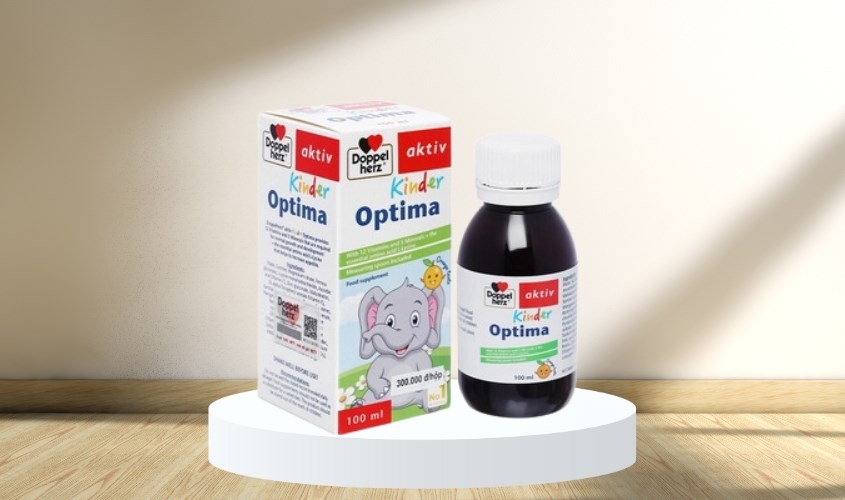 Siro Doppelherz Aktiv Kinder Optima giúp ăn ngon, tăng cường tiêu hóa 100 ml (từ 2 tuổi)