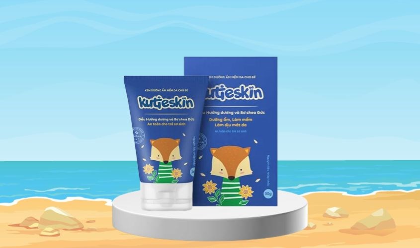 Kem dưỡng ẩm cho bé Kutieskin 30g nhỏ gọn, tiện dụng