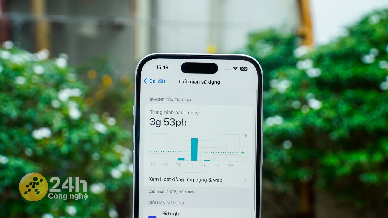 iPhone 15 đáp ứng quá tốt nhu cầu sử dụng lâu dài của mình.