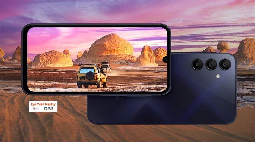 Samsung A15 có màn hình Super AMOLED sắc nét, hiển thị sống động