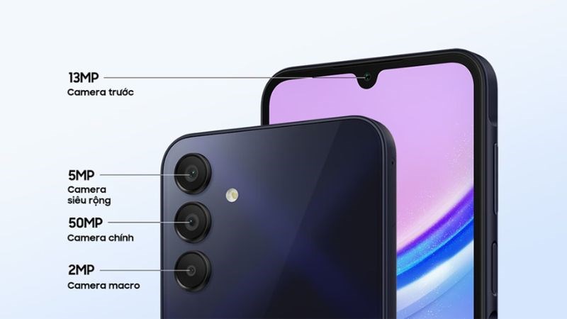 Thông số camera của Samsung A15