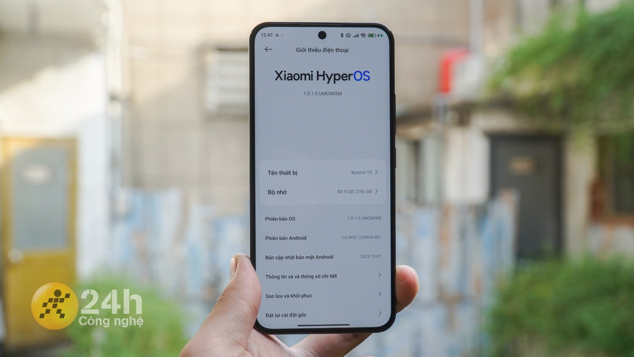 Xiaomi 13 của mình đã được lên Xiaomi HyperOS.