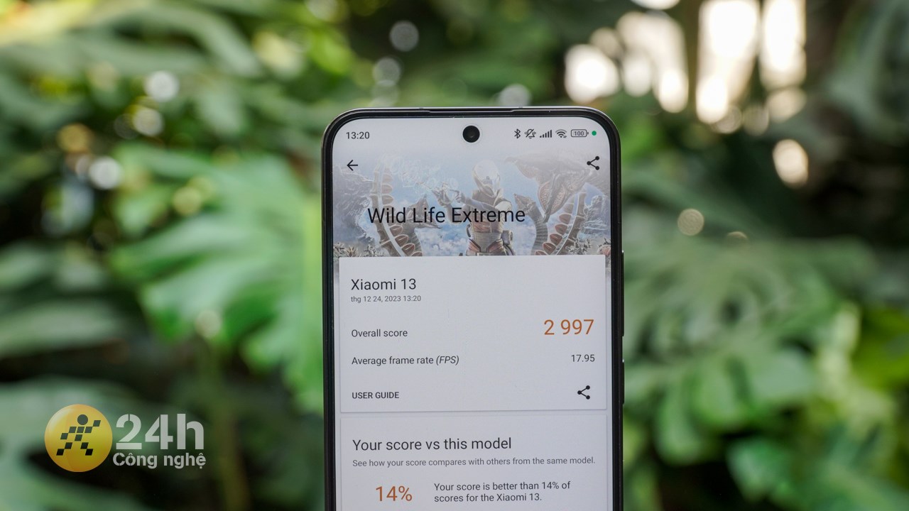 Xiaomi 13 cập nhật Xiaomi HyperOS hiện cho kết quả tốt dù chưa được tối ưu hoàn toàn.