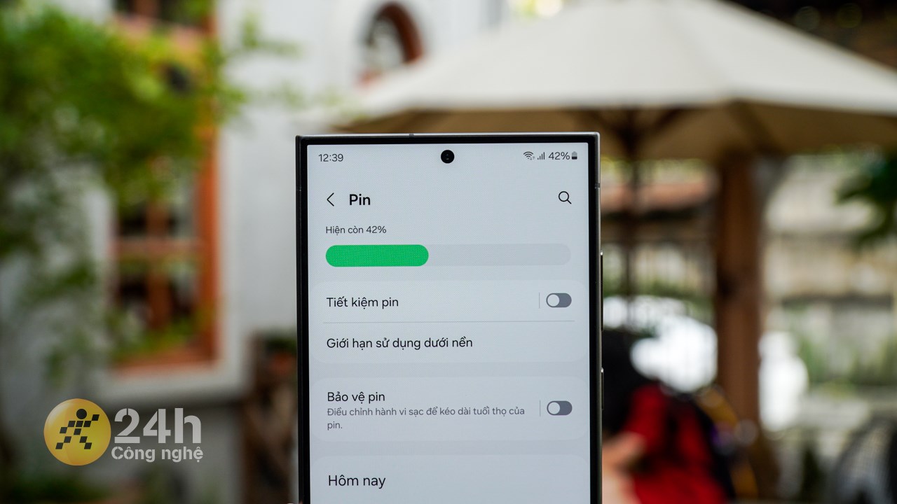 Galaxy S24 Ultra vẫn có thời lượng sử dụng pin rất ấn tượng.
