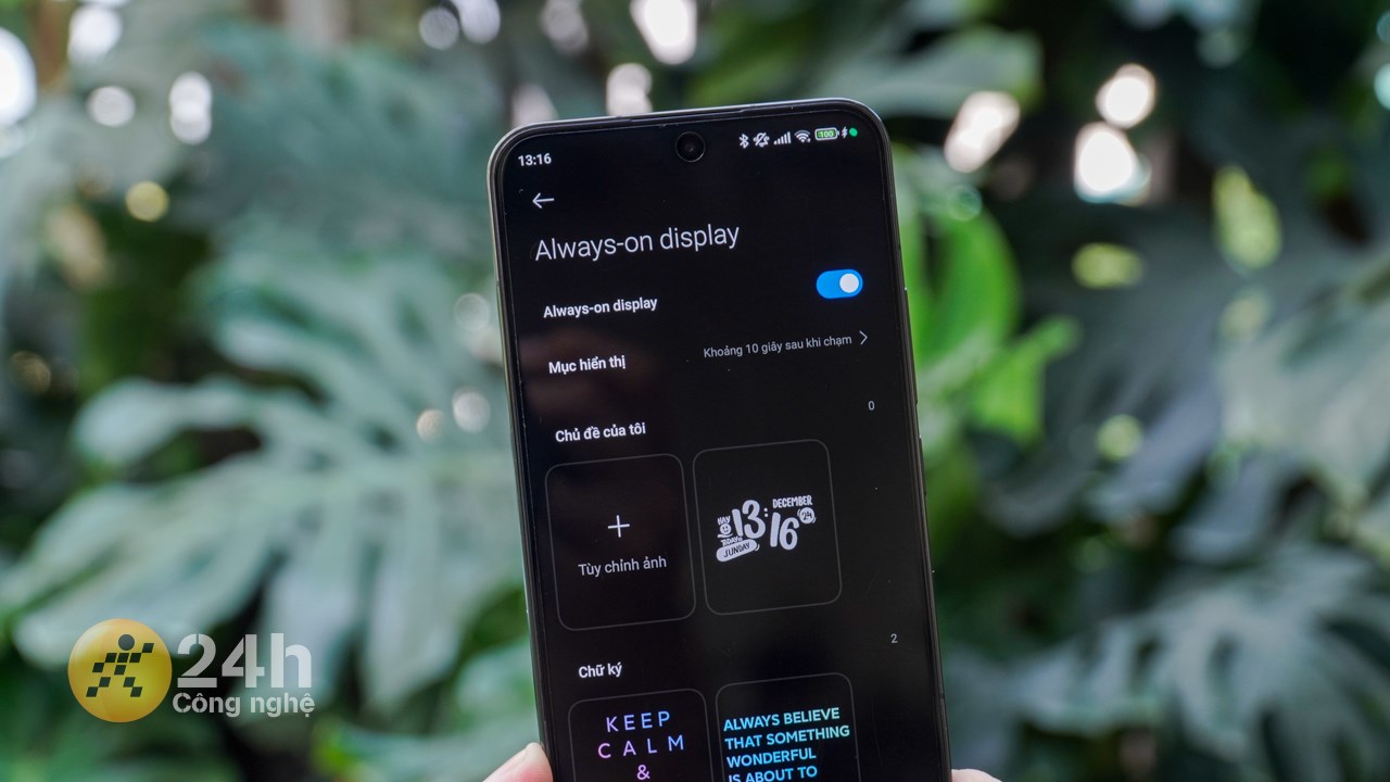 Màn hình AOD cũng có thêm nhiều kiểu mới đẹp hơn đi theo màn hình khóa.