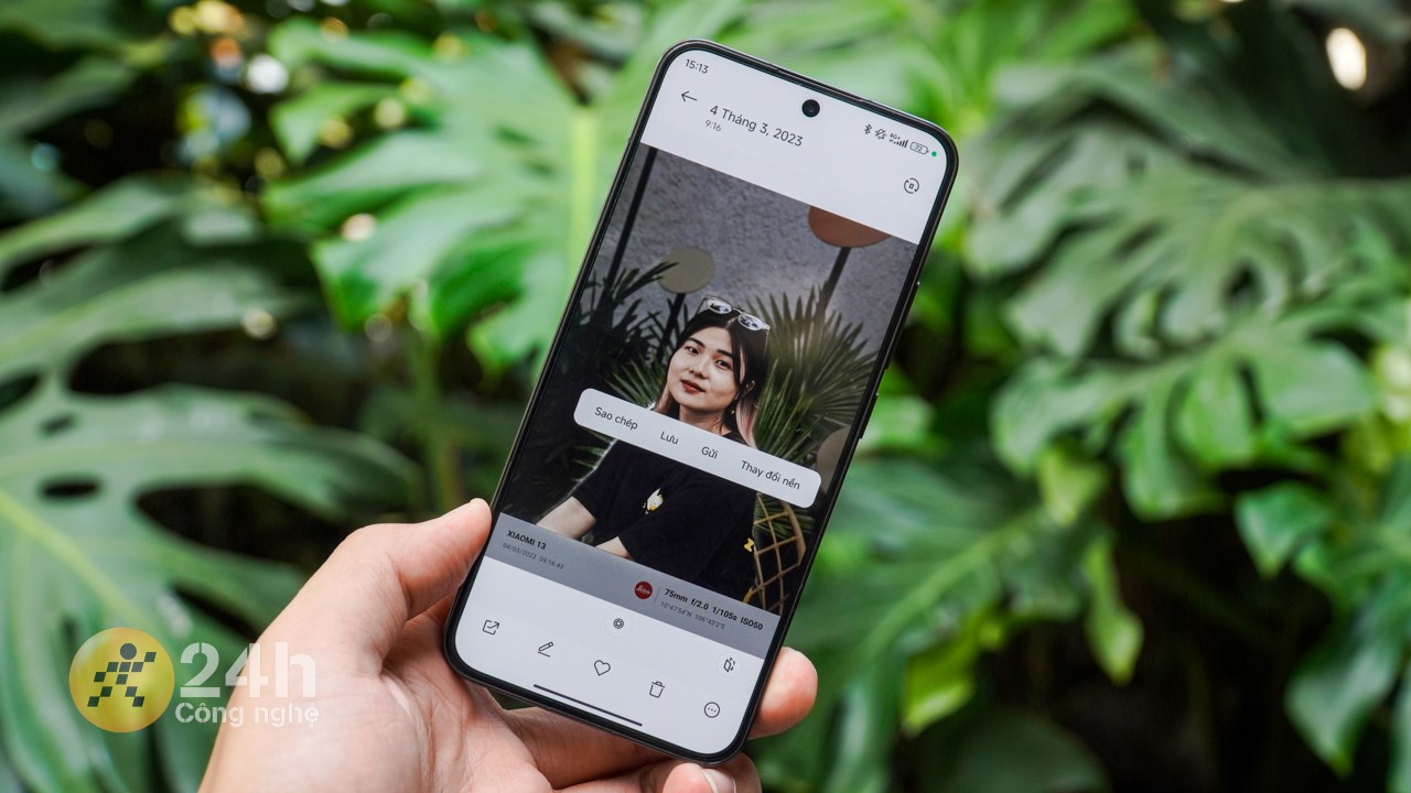 Xiaomi 13 cập nhật Xiaomi HyperOS có thêm tính năng tách chủ thể khỏi nền nhưng chưa được hoàn thiện lắm.