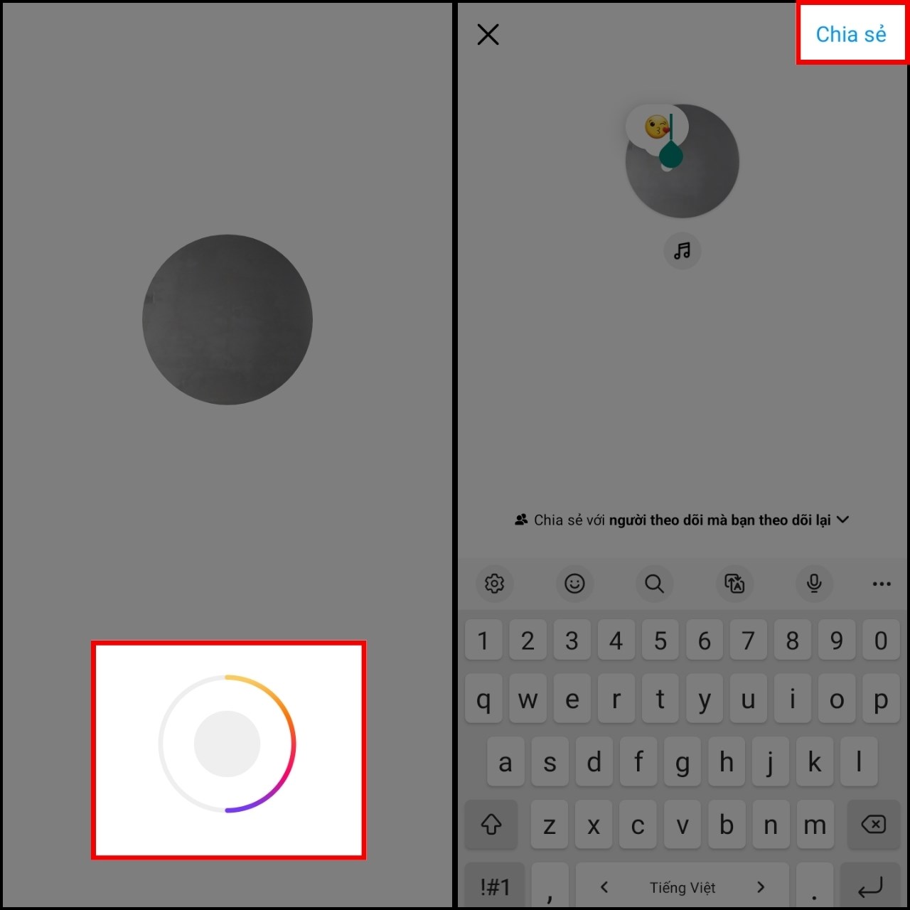 Cách chia sẻ video bằng Instagram Notes
