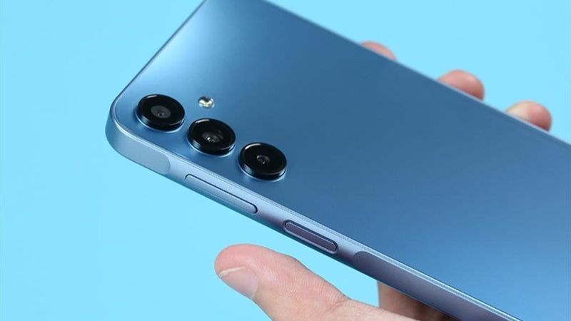 Samsung A15 với thiết kế viền nổi Key Island nổi bật
