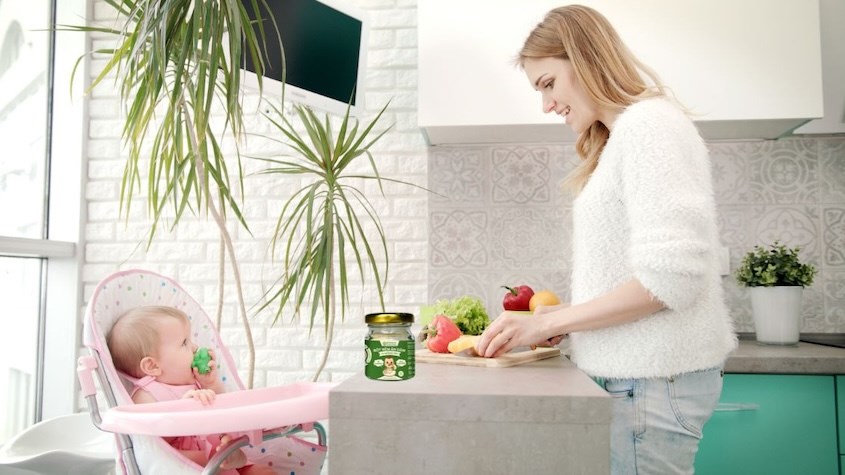 Sử dụng bột nêm ăn dặm măng tây Anpaso để chế biến các món ăn dặm cho bé