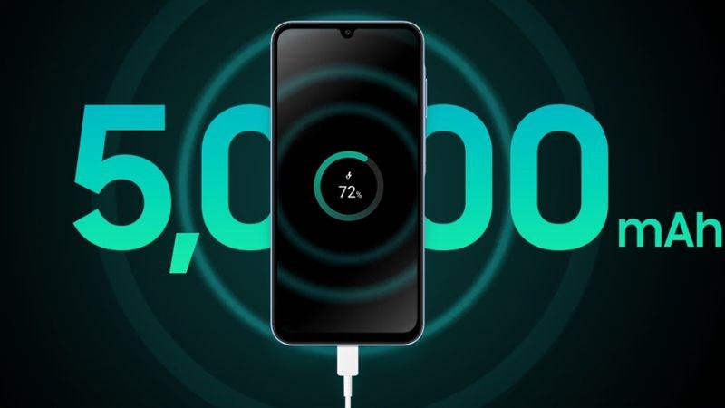 Samsung A25 với vi&ecirc;n pin 5000mAh cho thời lượng sử dụng cả ng&agrave;y d&agrave;i