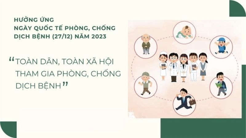 Hưởng ứng Ngày quốc tế phòng, chống dịch bệnh 27/12/2023