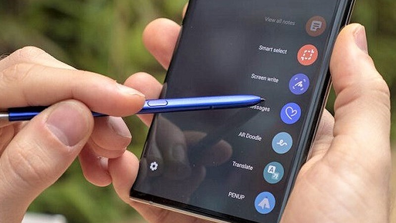 Chụp m&agrave;n h&igrave;nh bằng b&uacute;t S Pen tr&ecirc;n Samsung S24 Ultra