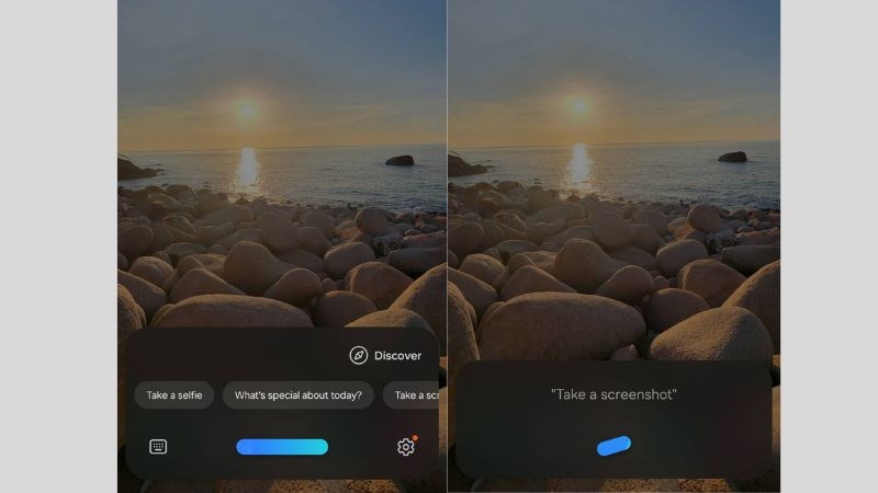 K&iacute;ch hoạt Bixby Voice v&agrave; ra lệnh bằng giọng n&oacute;i để chụp m&agrave;n h&igrave;nh