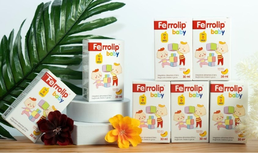 Đặt sắt Ferrolip Baby tránh xa tầm tay trẻ nhỏ