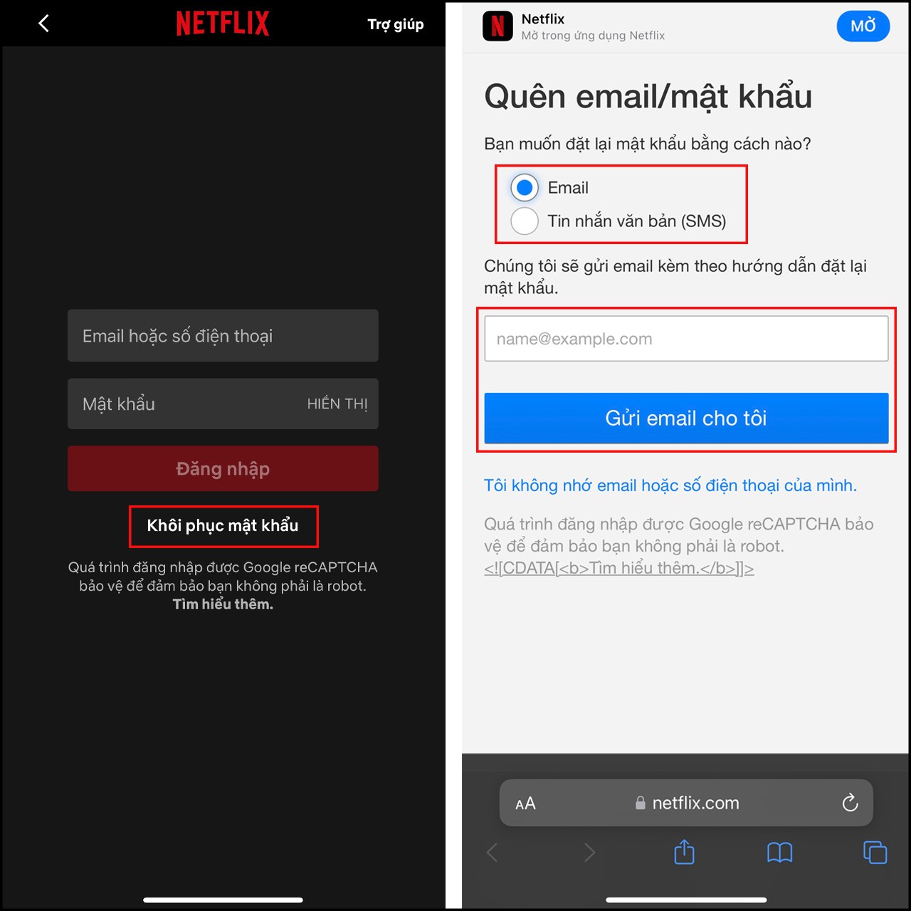 Không thể đăng nhập vào Netflix Không thể đăng nhập vào Netflix
