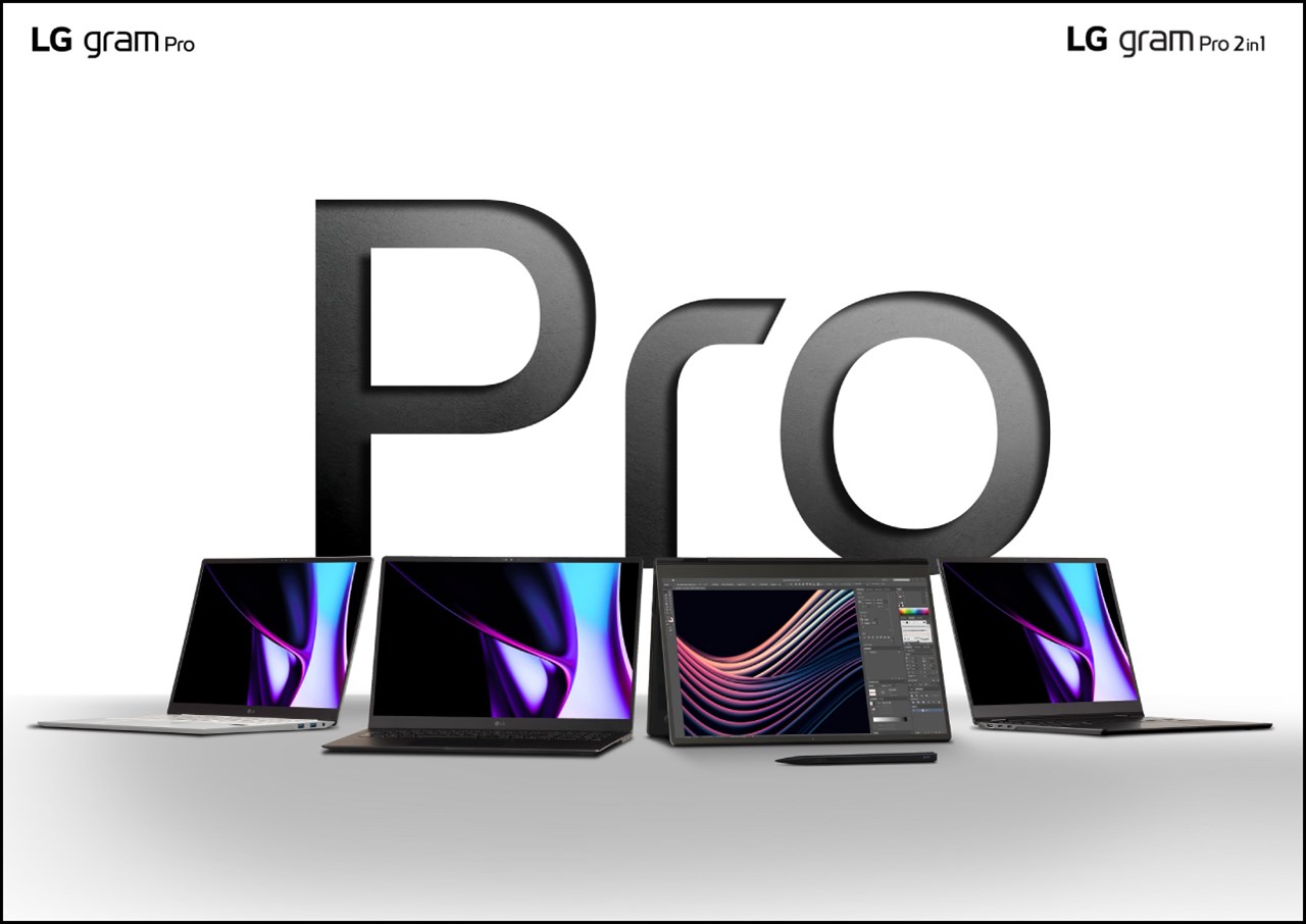 Dòng LG gram Pro được trang bị bộ xử lý Intel Core Ultra hybrid