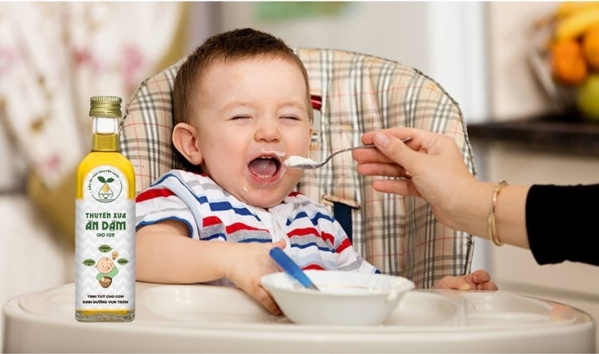 Sản phẩm được khuyến nghị dùng cho trẻ trong độ tuổi ăn dặm từ 6 tháng tuổi trở lên