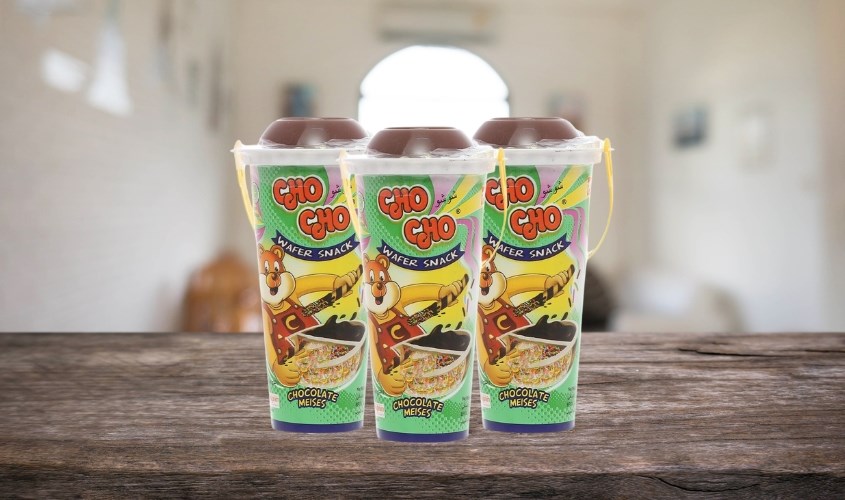 Lốc 10 ly bánh que chấm socola vị mè Chocho 40g (từ 2 tuổi)