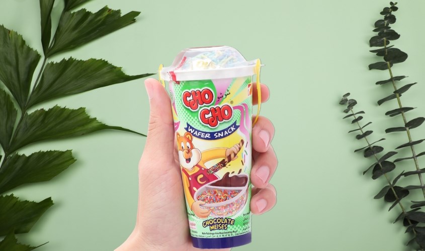 Bánh que chấm socola vị mè Chocho 35g (từ 2 tuổi)