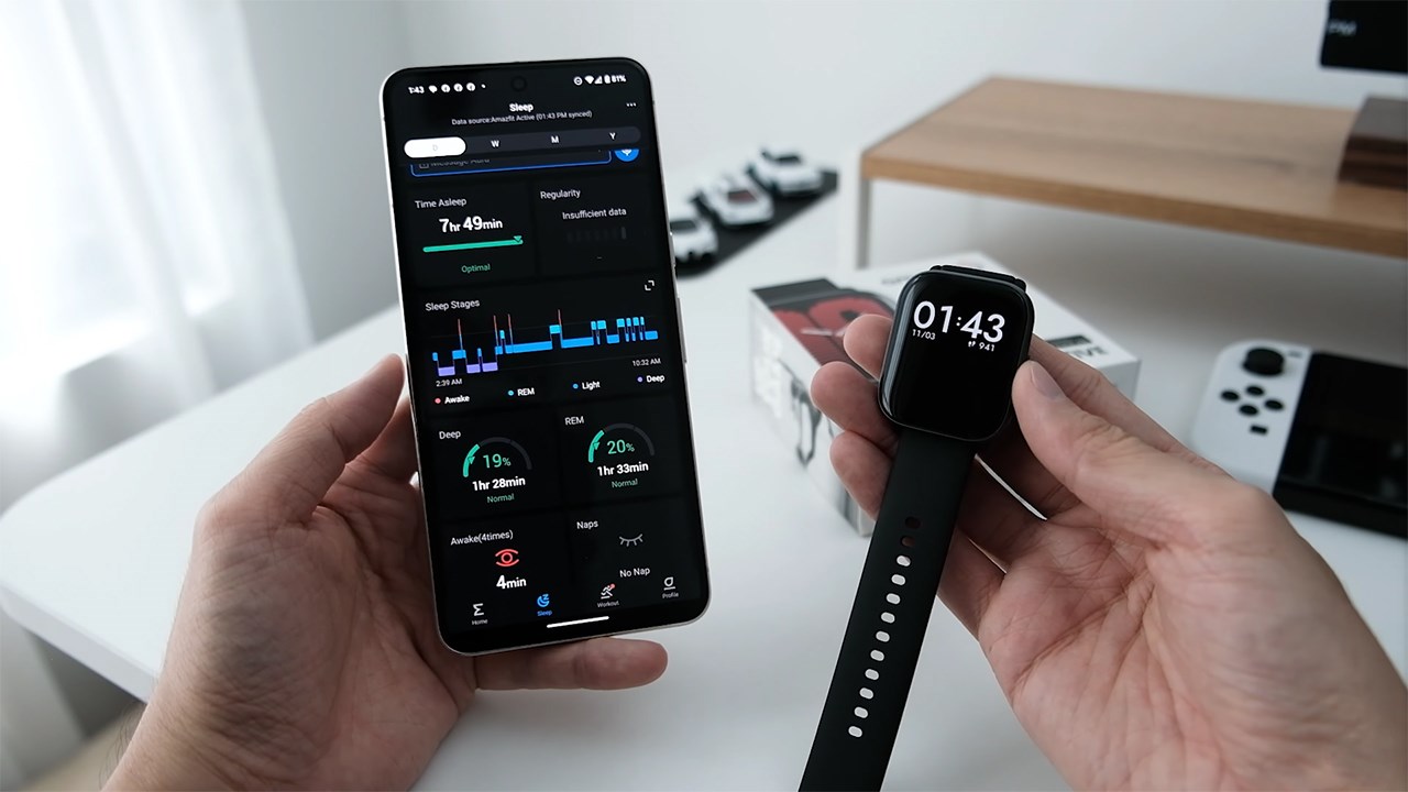 Amazfit Active cũng được hỗ trợ ứng dụng Zeep App. Nguồn: Lim Review.