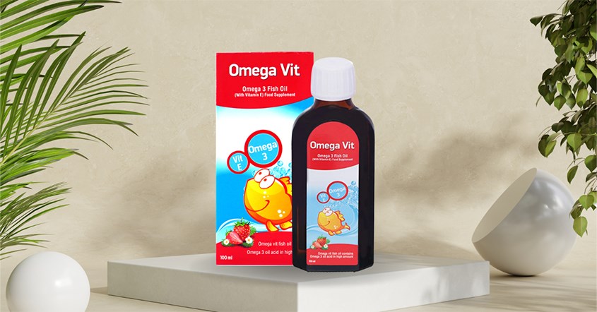 Siro dầu cá Omega Vit tốt cho não bộ và mắt 