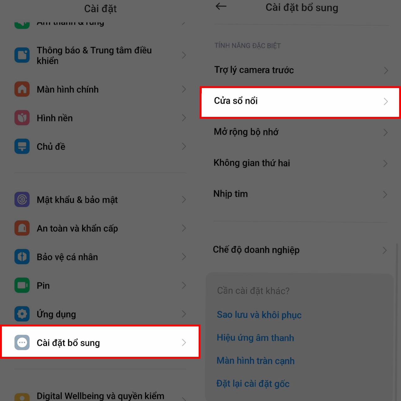 Cách bật độ phân giải 2K trên Xiaomi