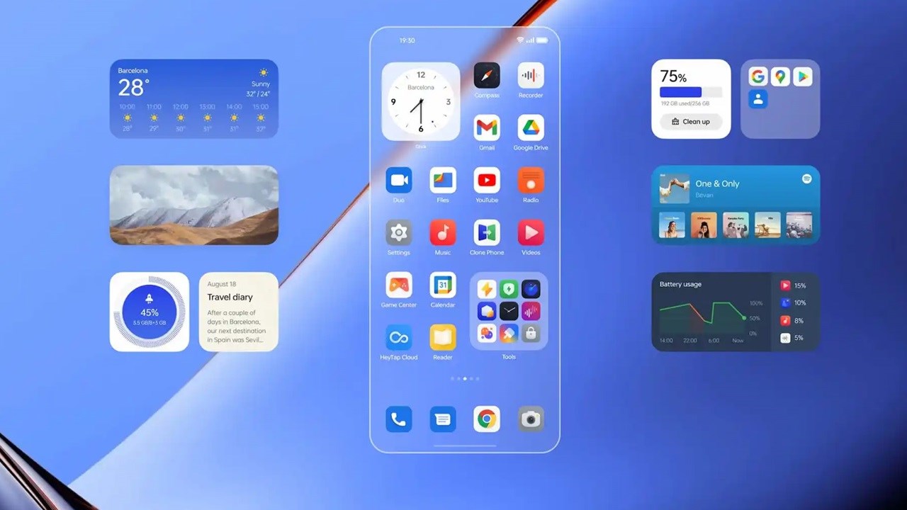 ColorOS được tùy biến sâu bên trong khiến trải nghiệm trở nên liền mạch