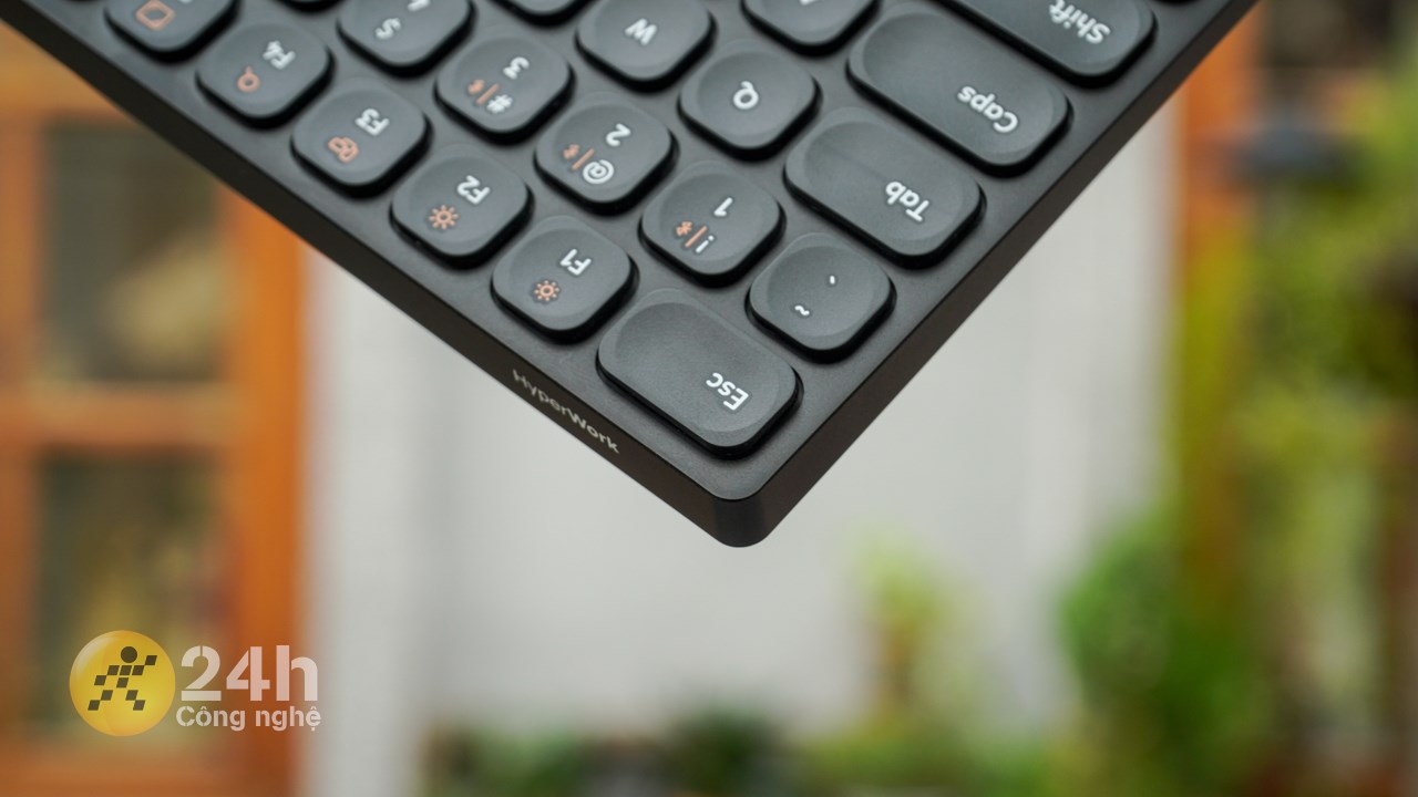 Bàn phím Hyperwork HyperOne Gen 2 có mức độ hoàn thiện chắc chắn với khung hợp kim nhôm.